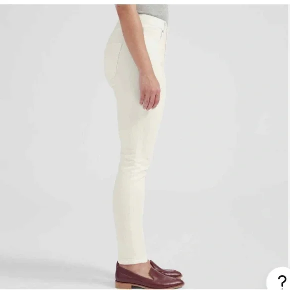 Everlane White Skinny Jeans High-Waisted - Picture 2 of 8